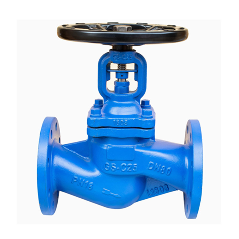 GS-C25 FLANGED DIN Standard Bellow Ceal Globe वाल्व