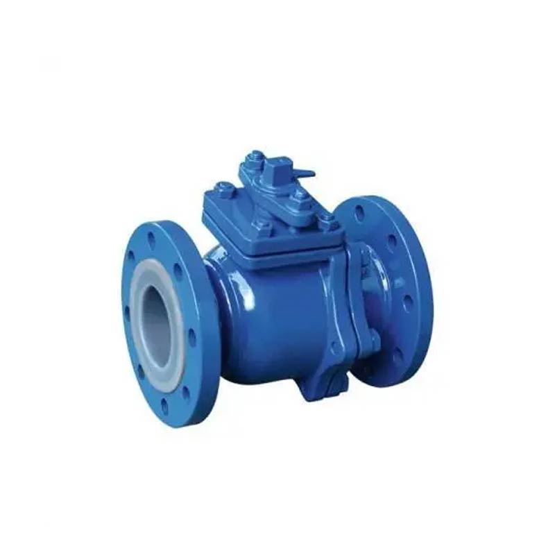 Gear Operated Cast Steel PTFE-PFA-Lined Ball Valves PN16